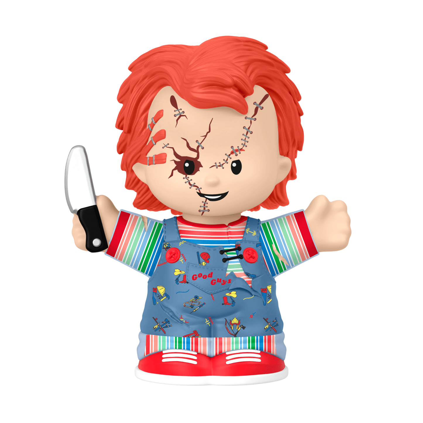 Little People Collector Bride of Chucky Movie Special Edition Set - Mô hình Figure Chucky & Tiffany - Mattel (HYM23) - Hình ảnh bổ sung 6