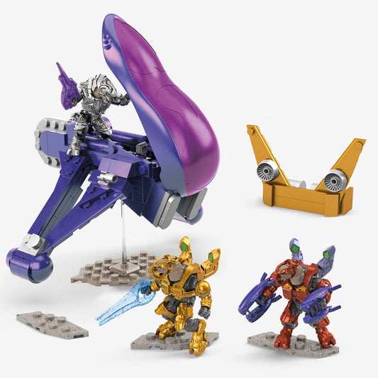 MEGA Construx Halo Arbiter's Quest Aircraft Building Set - Bộ Đồ Chơi Lắp Ráp Máy Bay Banshee - MEGA