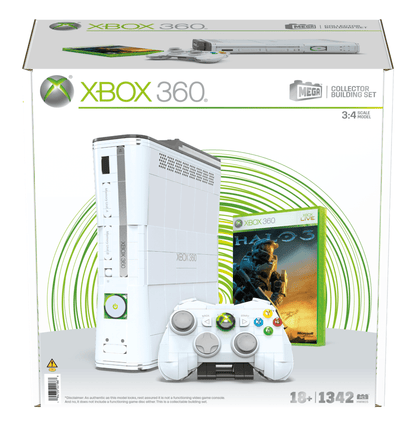 MEGA Microsoft Xbox 360 Replica Building Toy Kit - Bộ Đồ Chơi Lắp Ráp Mô Hình Sưu Tầm - MEGA