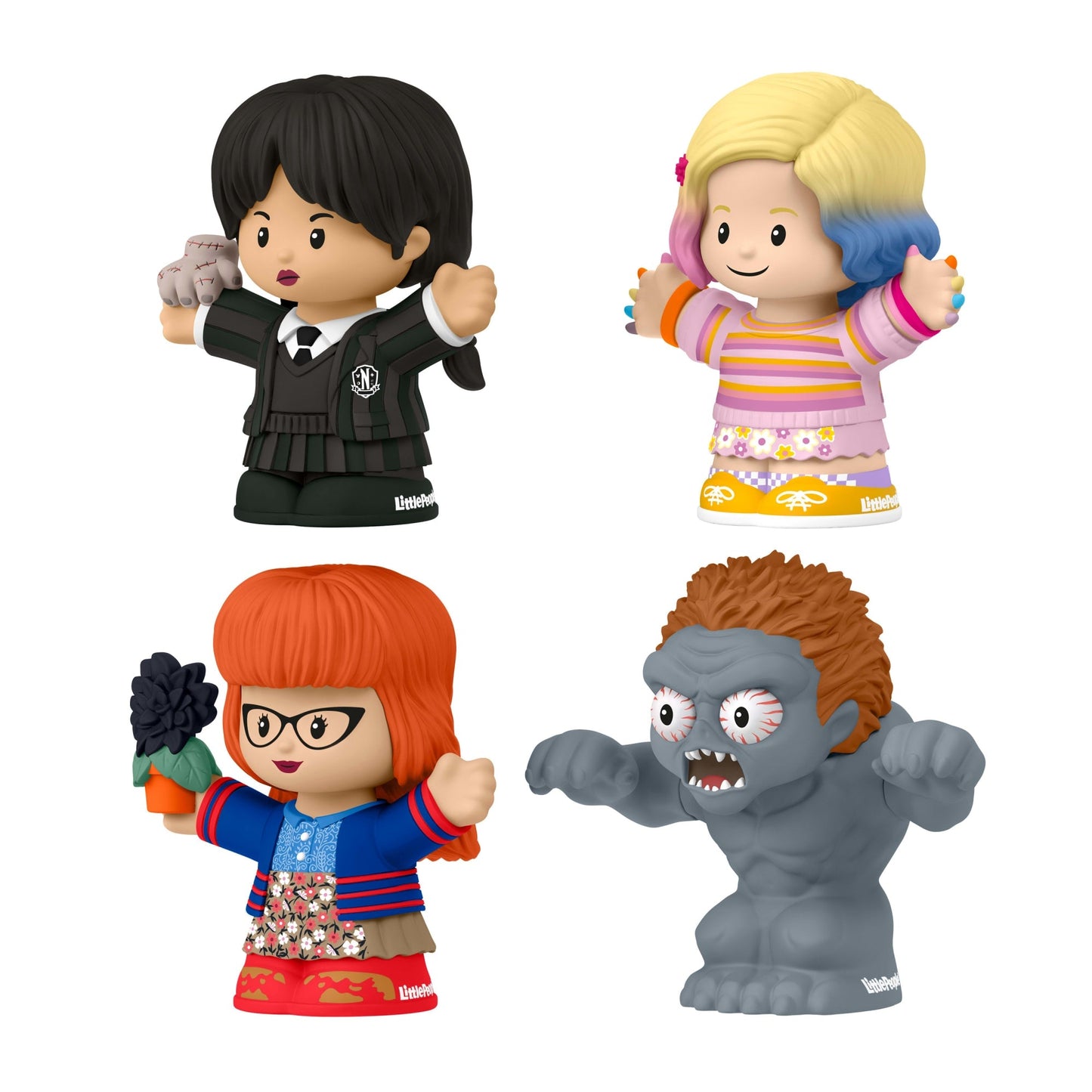 Little People Collector Wednesday TV Series Special Edition Set - Bộ Mô Hình Nhân Vật Sưu Tầm - Mattel - Hình ảnh bổ sung 4