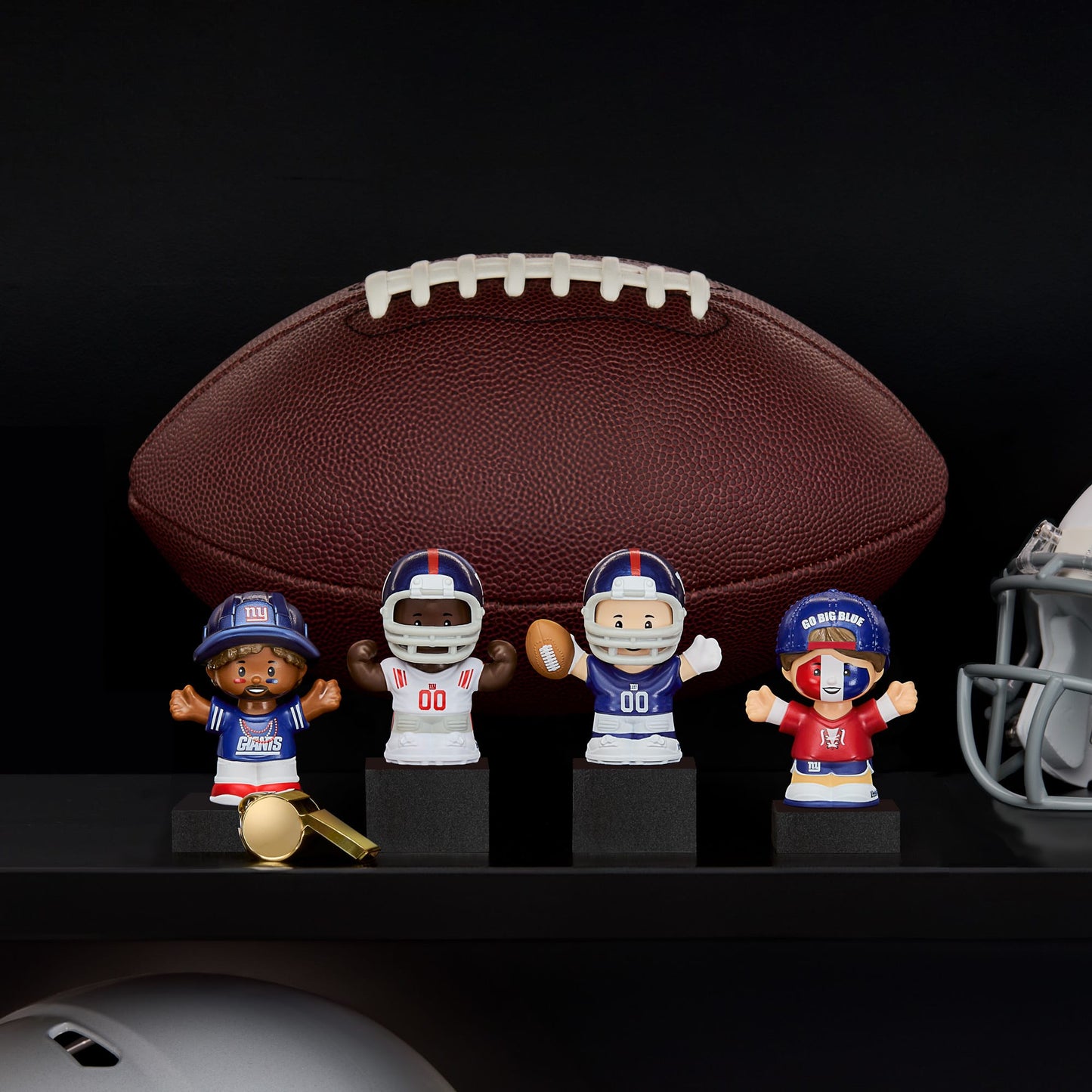 Little People Collector x NFL New York Giants Set - Mô hình Nhân vật Sưu tầm - Mattel - Hình ảnh chi tiết 2