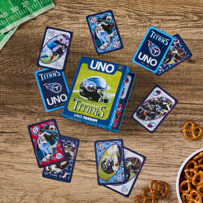 UNO Fandom NFL Tennessee Titans Game Deck - Bộ Bài Thẻ Bài Thể Thao - Mattel JDK25 - Góc nhìn khác 3