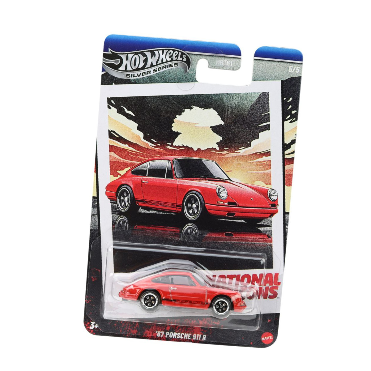 Vintage Super Car Model Toy 67 Porsche 911 R - Mô hình siêu xe cổ điển - Hot Wheels