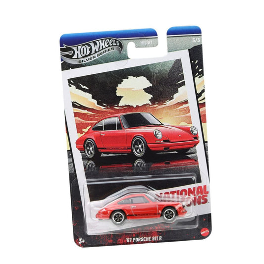 Vintage Super Car Model Toy 67 Porsche 911 R - Mô hình siêu xe cổ điển - Hot Wheels