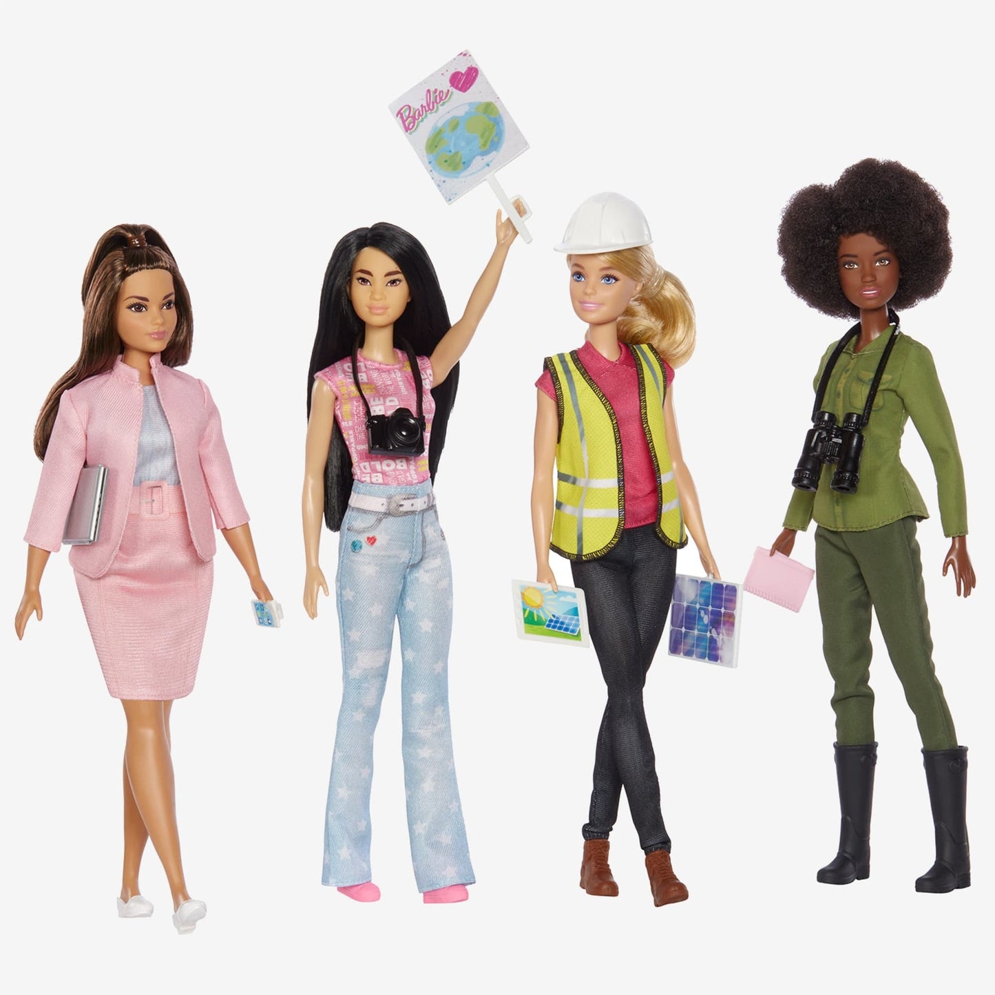 Barbie Eco-Leadership Team (2022 Career of the Year Four Doll Set) Bộ 4 Búp Bê Nghề Nghiệp Bảo Vệ Môi Trường Barbie - Hình ảnh bổ sung 4