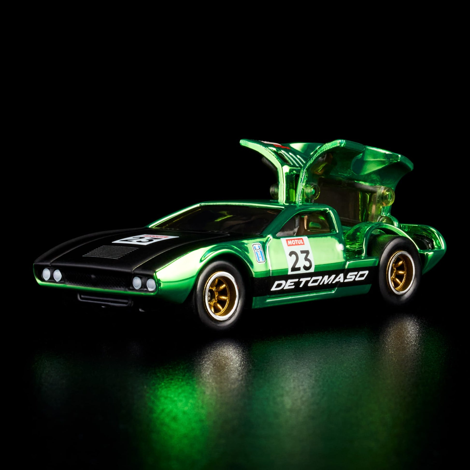 RLC Exclusive 1971 De Tomaso Mangusta - Mô hình xe kim loại 1:64 Hot Wheels Red Line Club - Hình ảnh sản phẩm
