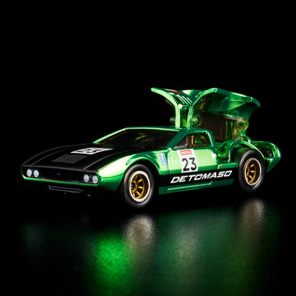 RLC Exclusive 1971 De Tomaso Mangusta - Mô hình xe kim loại 1:64 Hot Wheels Red Line Club - Hình ảnh sản phẩm