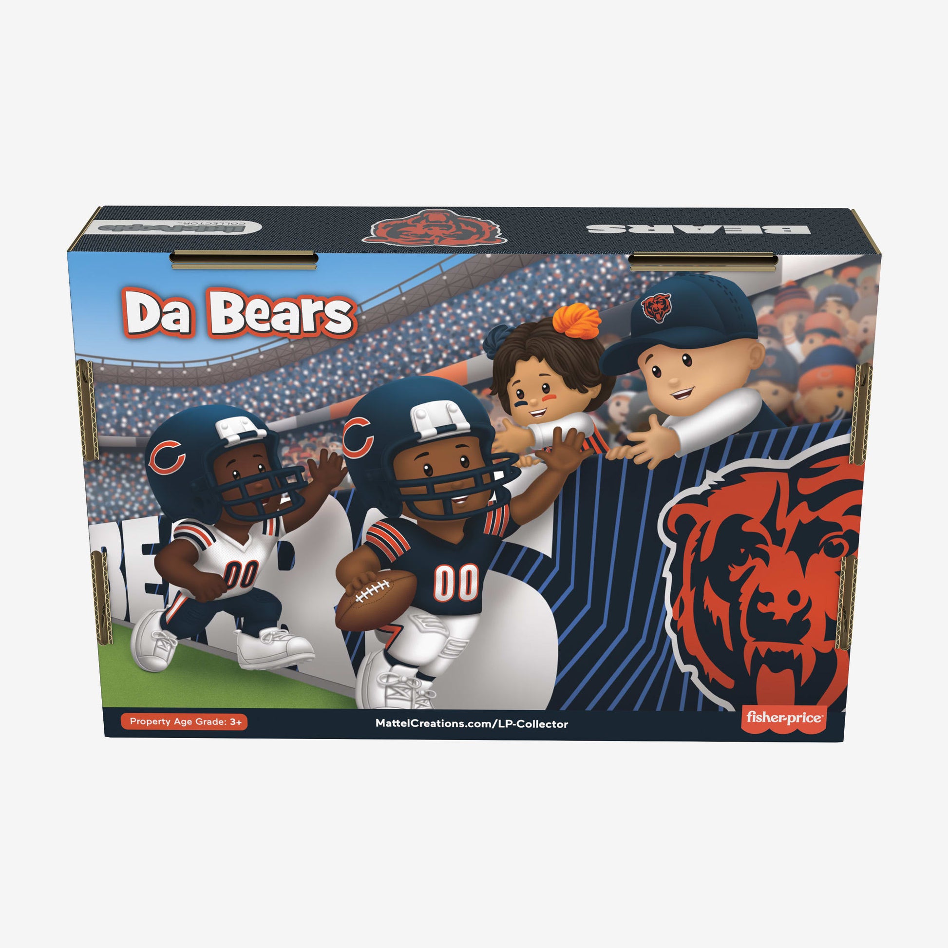 Little People Collector x NFL Chicago Bears Set - Bộ Figure Sưu Tầm Bóng Bầu Dục - Mattel Mattel - ảnh 4 - Figure Sets