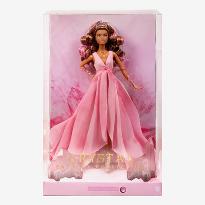 Barbie Crystal Fantasy Collection Rose Quartz Doll - Búp Bê Sưu Tầm Cao Cấp Barbie Signature HCB95 Barbie Signature - ảnh 7 -