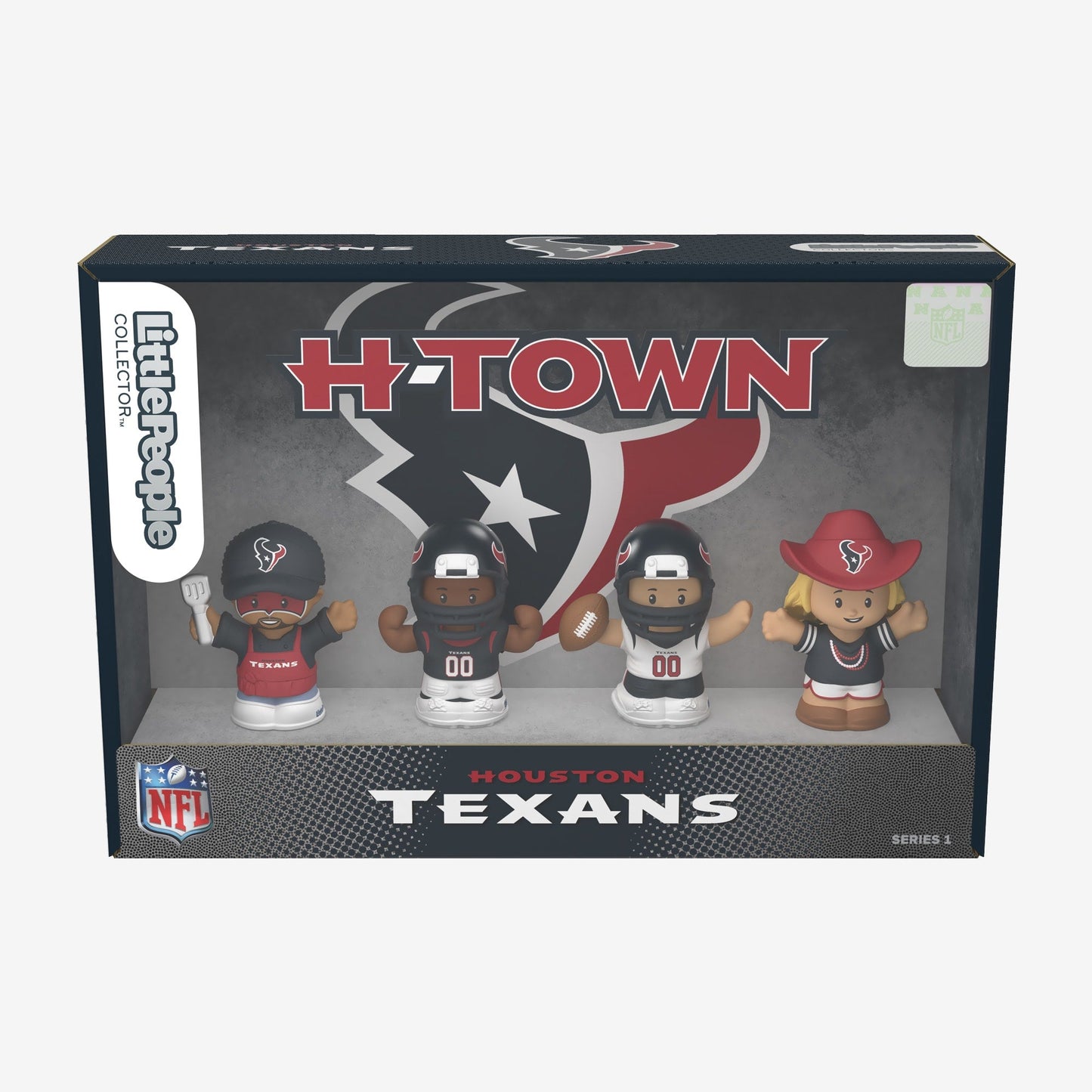 Little People Collector x NFL Houston Texans Set - Bộ Mô Hình Đồ Chơi Sưu Tầm Thể Thao - Mattel Mattel - ảnh 1 - Collectible 