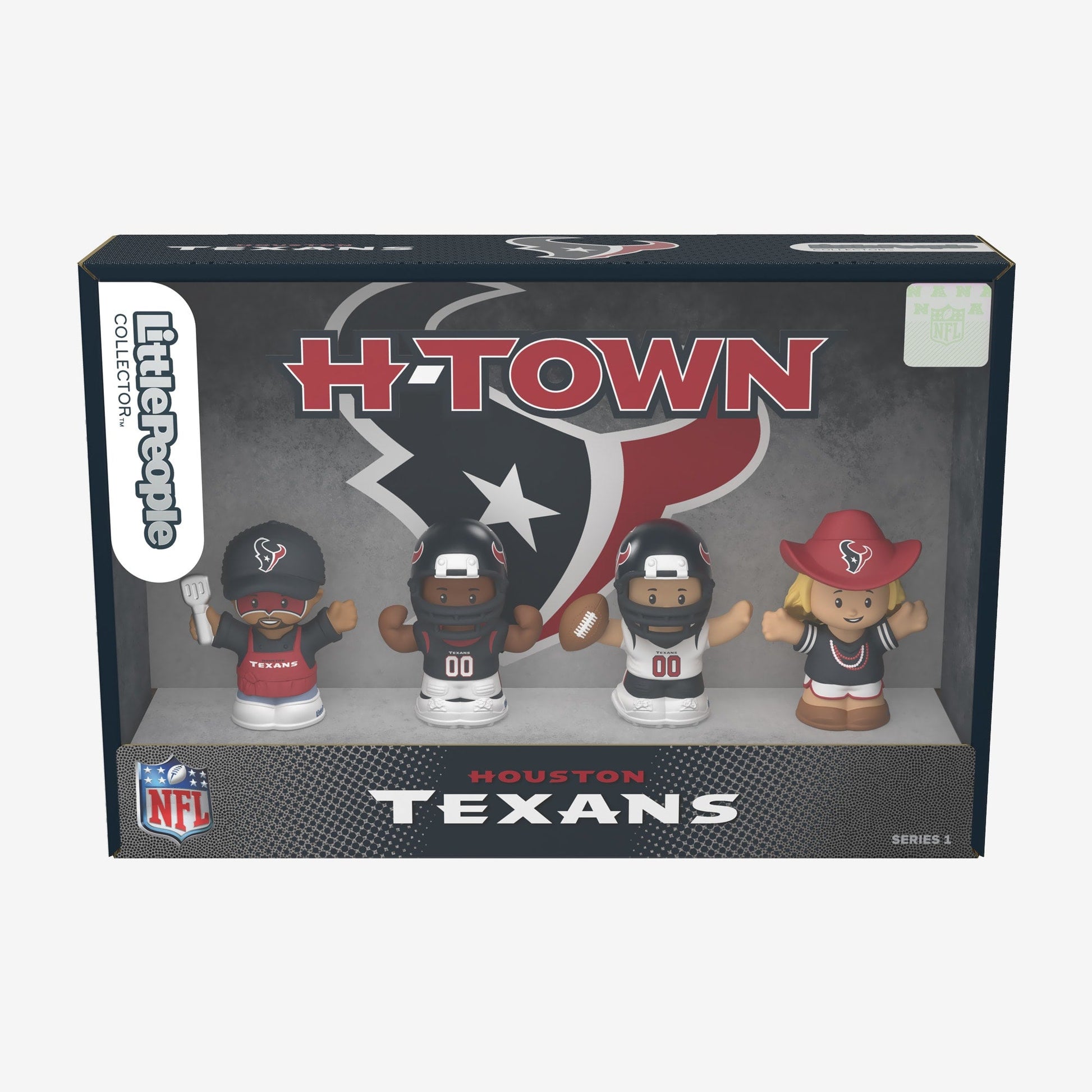 Little People Collector x NFL Houston Texans Set - Bộ Mô Hình Đồ Chơi Sưu Tầm Thể Thao - Mattel Mattel - ảnh 1 - Collectible 