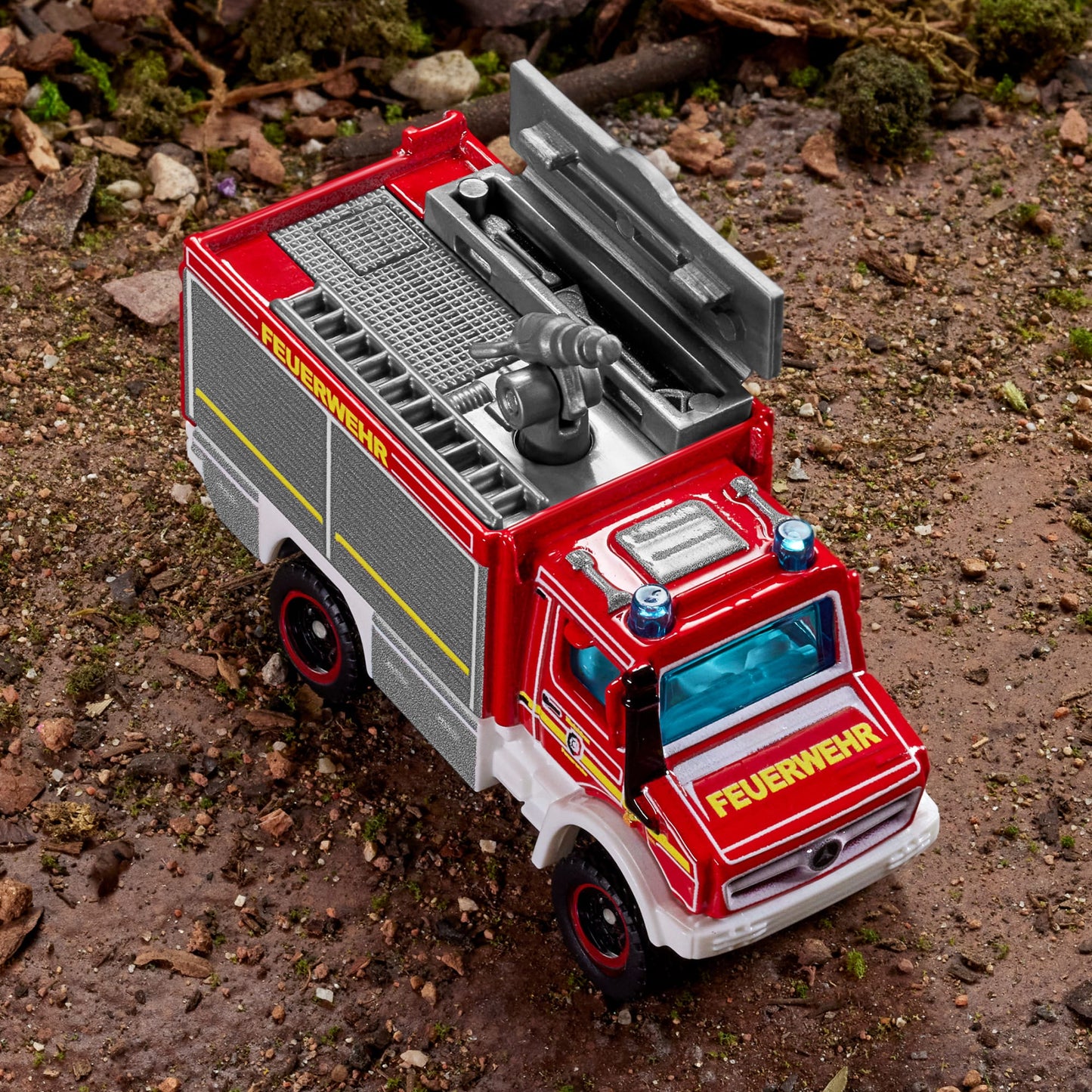 Matchbox Collectors Mercedes-Benz Unimog Fire Truck - Xe Cứu Hỏa Mô Hình Kim Loại Cao Cấp