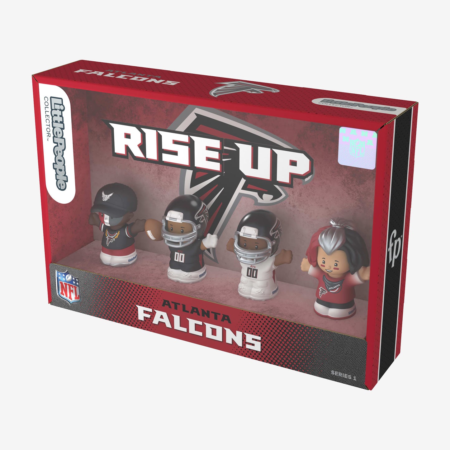 Little People Collector x NFL Atlanta Falcons Set - Bộ Mô Hình Nhân Vật Đồ Chơi Sưu Tầm - Mattel HNJ34 Mattel - ảnh 3 - Actio