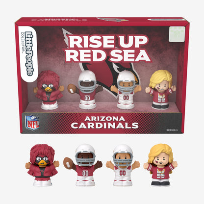 Little People Collector x NFL Arizona Cardinals Set - Bộ Mô Hình Nhân Vật Sưu Tập - Mattel - Góc nhìn khác 3