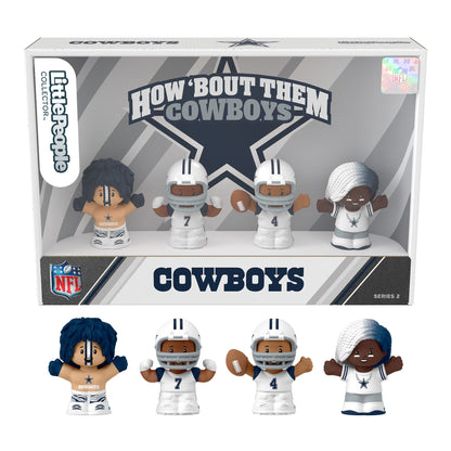 Little People Collector Dallas Cowboys Alternate Jersey Figure Set - Bộ Mô Hình NFL Cao Cấp - Fisher-Price - Hình ảnh sản phẩm