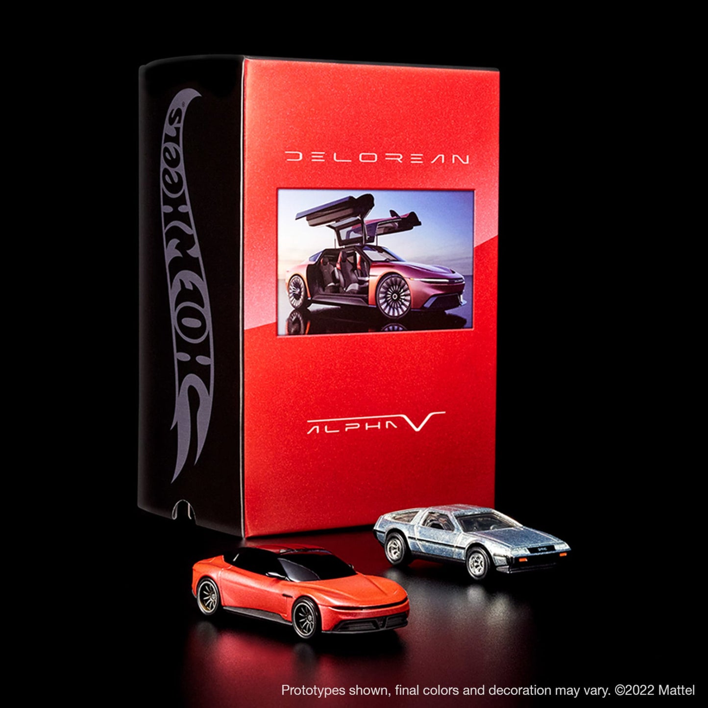 Hot Wheels x DeLorean DMC-12 & Alpha5 Collector Set - Bộ 2 Xe Mô Hình Kim Loại Cao Cấp Tỉ Lệ 1:64 - Hot Wheels Mattel Creations - Hình ảnh sản phẩm