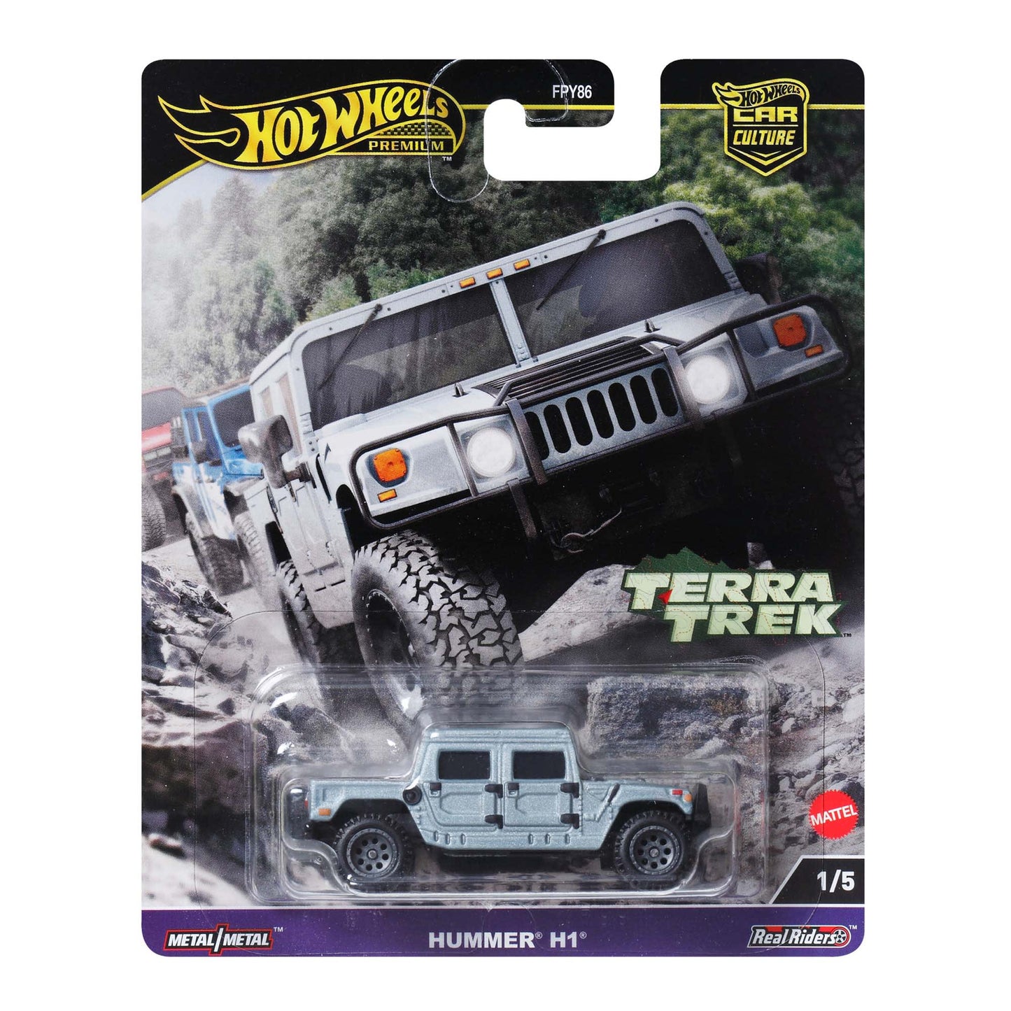 Hot Wheels Car Culture Circuit Legends Hummer H1 - Xe Mô Hình Cao Cấp Tỷ Lệ 1:64 Mattel