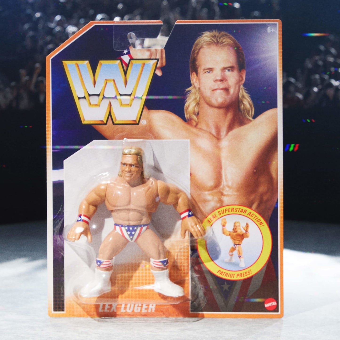 WWE Retro Action Figure 4-Pack Bundle - Bộ 4 Mô Hình Đồ Chơi Sưu Tầm - Mattel Creations