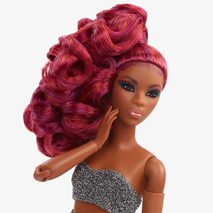 Barbie Looks Doll (Petite, Curly Red Hair) - Búp Bê Thời Trang Barbie Signature HCB77 - Hình ảnh bổ sung 4