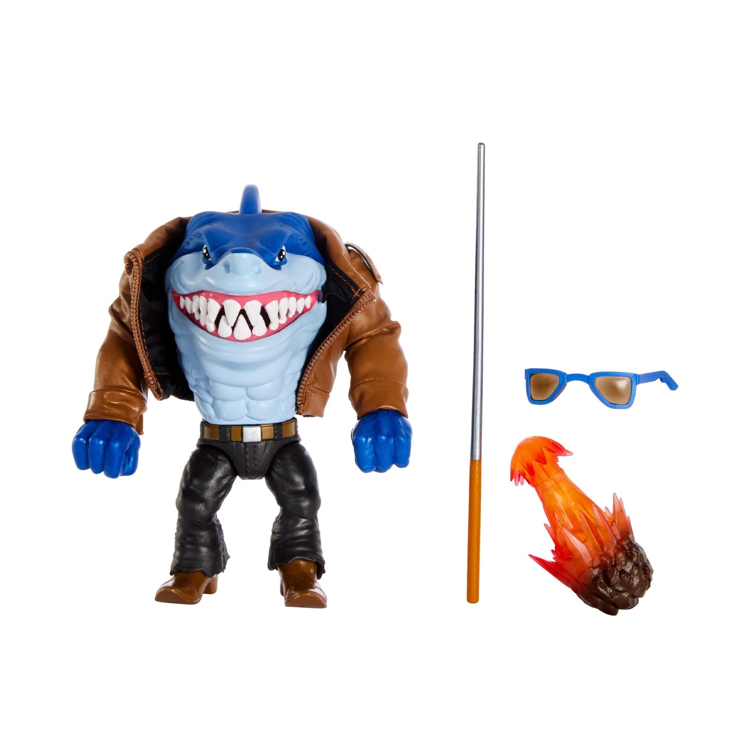 Street Sharks Ripster “A Shark Among Us" Figure - Mô hình hành động kỷ niệm 30 năm Mattel