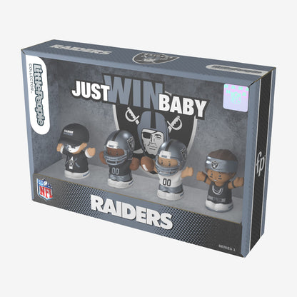 Little People Collector x NFL Las Vegas Raiders Set - Bộ Mô Hình Cầu Thủ & Cổ Động Viên NFL Mattel Fisher-Price Mattel - ảnh 