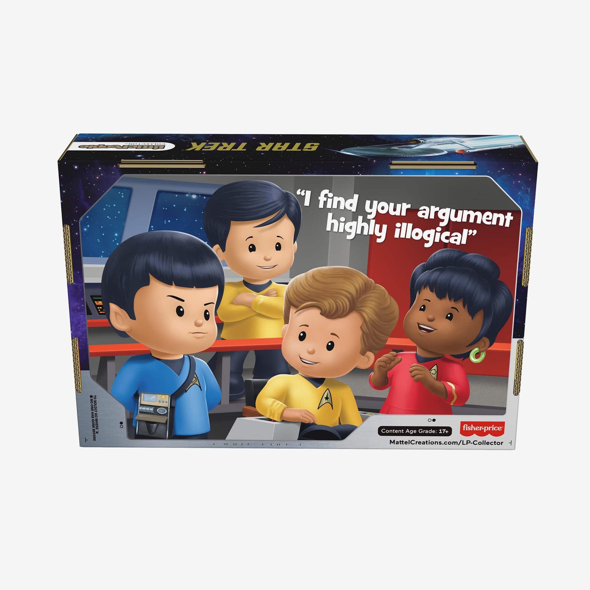 Little People Collector Star Trek Special Edition Set Bộ mô hình nhân vật Star Trek Mattel Mattel - ảnh 2 - Action Figures