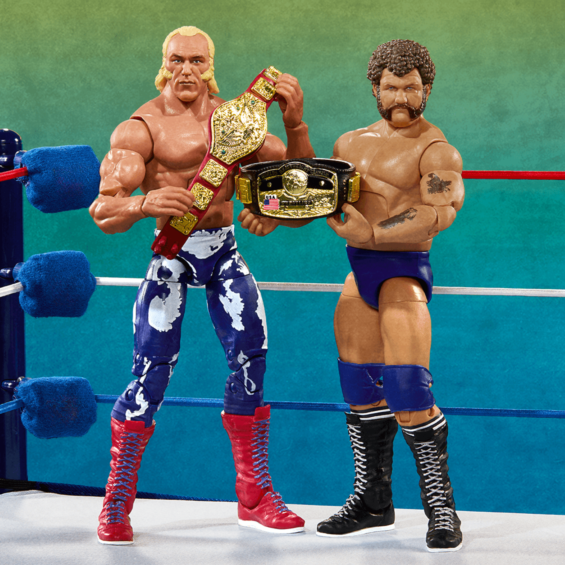 WWE Elite Collection Legends From the Territory Era 4-Figure Multipack - Bộ 4 Mô Hình Đấu Vật Mỹ - Mattel Creations Mattel - 
