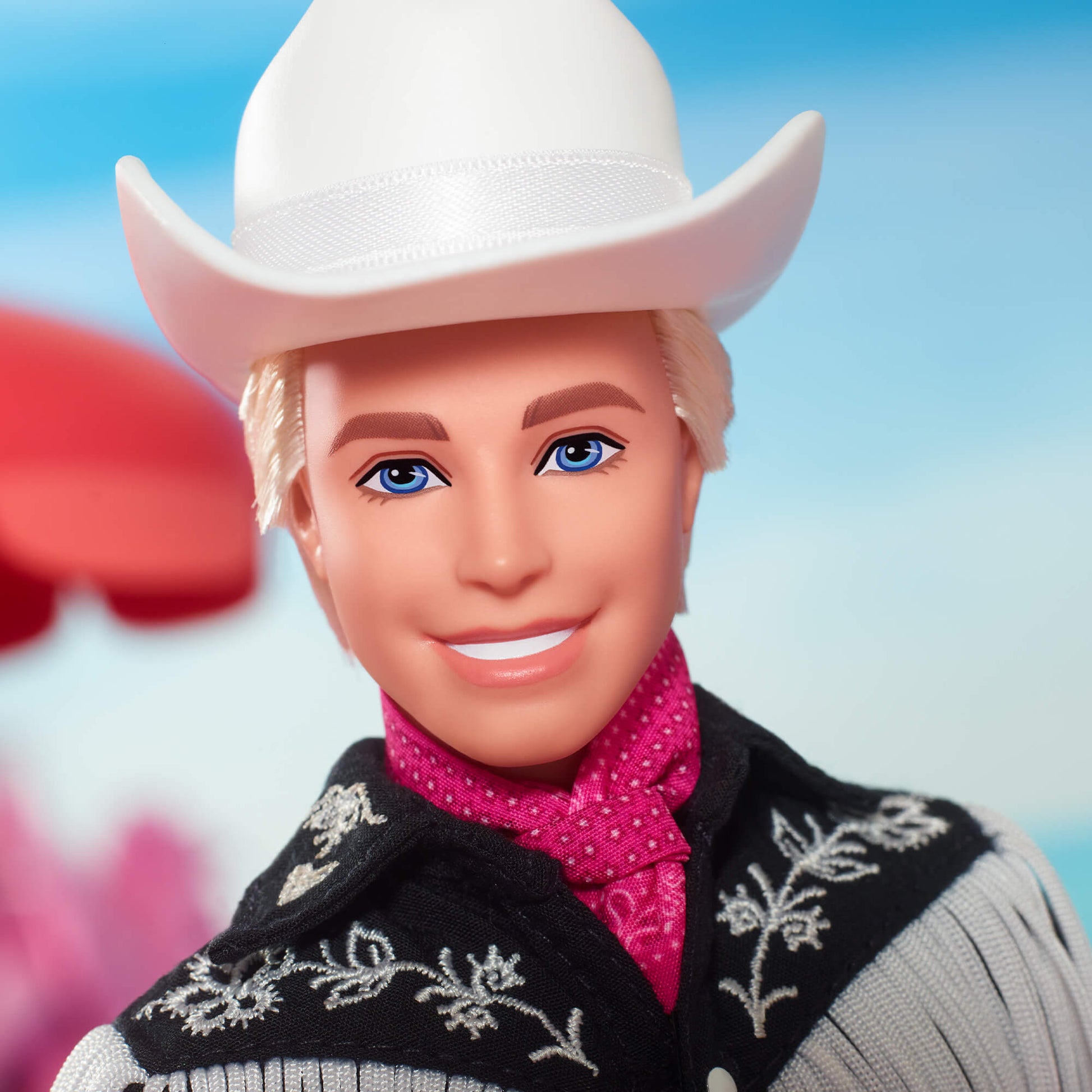 Ken Doll in Black and White Western Outfit – Barbie The Movie - Búp Bê Ken Cao Bồi - Mattel Creations Mattel - ảnh 6 - Búp bê