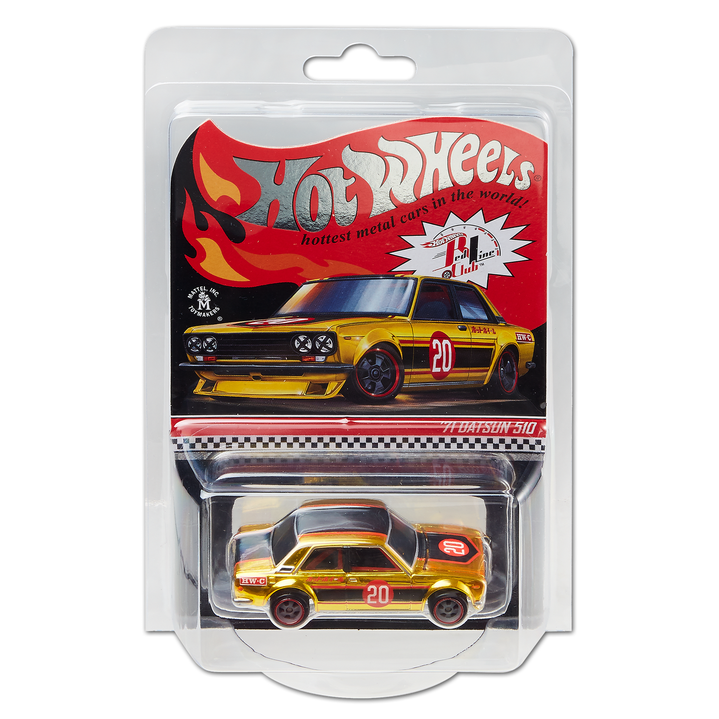 RLC Exclusive ’71 Datsun 510 Xe Mô Hình Tỉ Lệ 1:64 Hot Wheels Collectors - Hình ảnh bổ sung 8