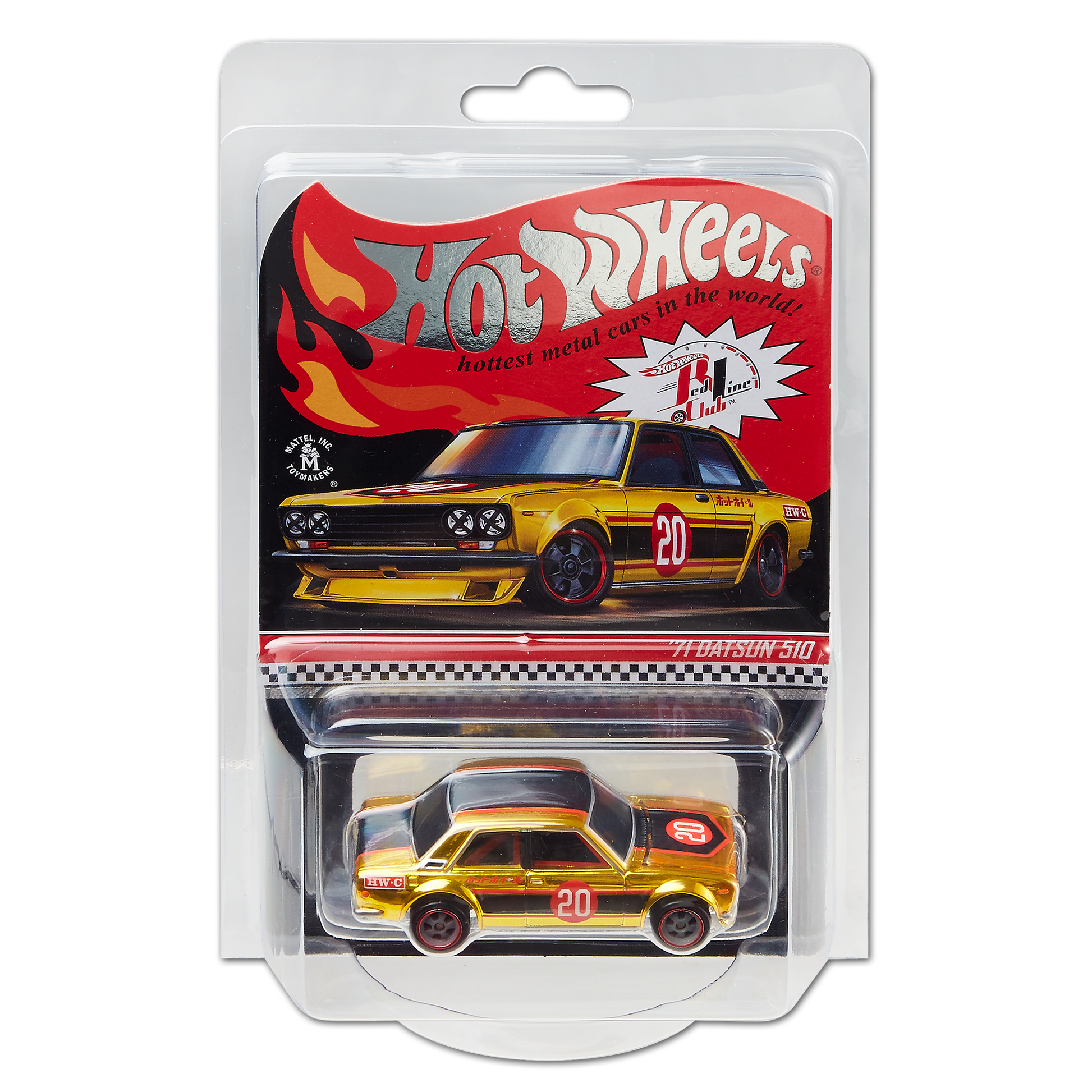 RLC Exclusive ’71 Datsun 510 Xe Mô Hình Tỉ Lệ 1:64 Hot Wheels Collectors - Hình ảnh bổ sung 8