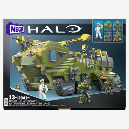 MEGA Halo UNSC Elephant Sandnest Building Kit - Bộ Lắp Ráp Xe Vận Tải Behemoth - MEGA