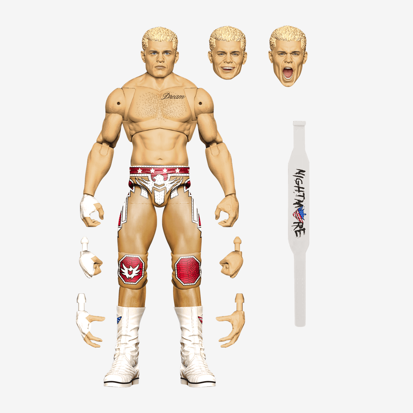 WWE Cody Rhodes Ultimate Edition Figure - Mô Hình Hành Động Siêu Sao Mattel - Hình ảnh sản phẩm