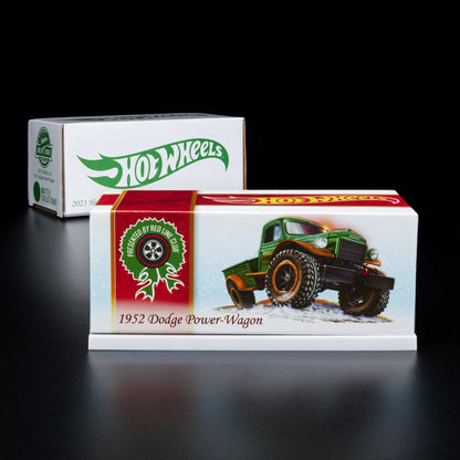 RLC Exclusive Holiday 1952 Dodge Power-Wagon Xe Mô Hình Kim Loại Cao Cấp Hot Wheels Collectors
