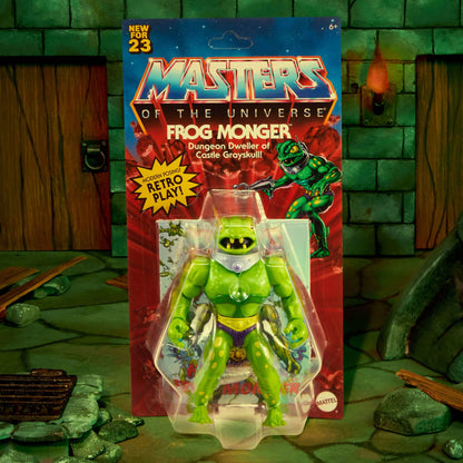 MOTU Origins Frog Monger Figure - Mô Hình Nhân Vật Hành Động Masters of the Universe - Mattel Creations Mattel - ảnh 2 - Figu