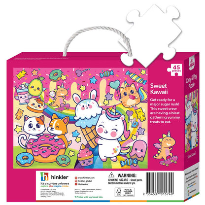 Junior Jigsaw Carry & Play Sweet Kawaii (45 pieces)