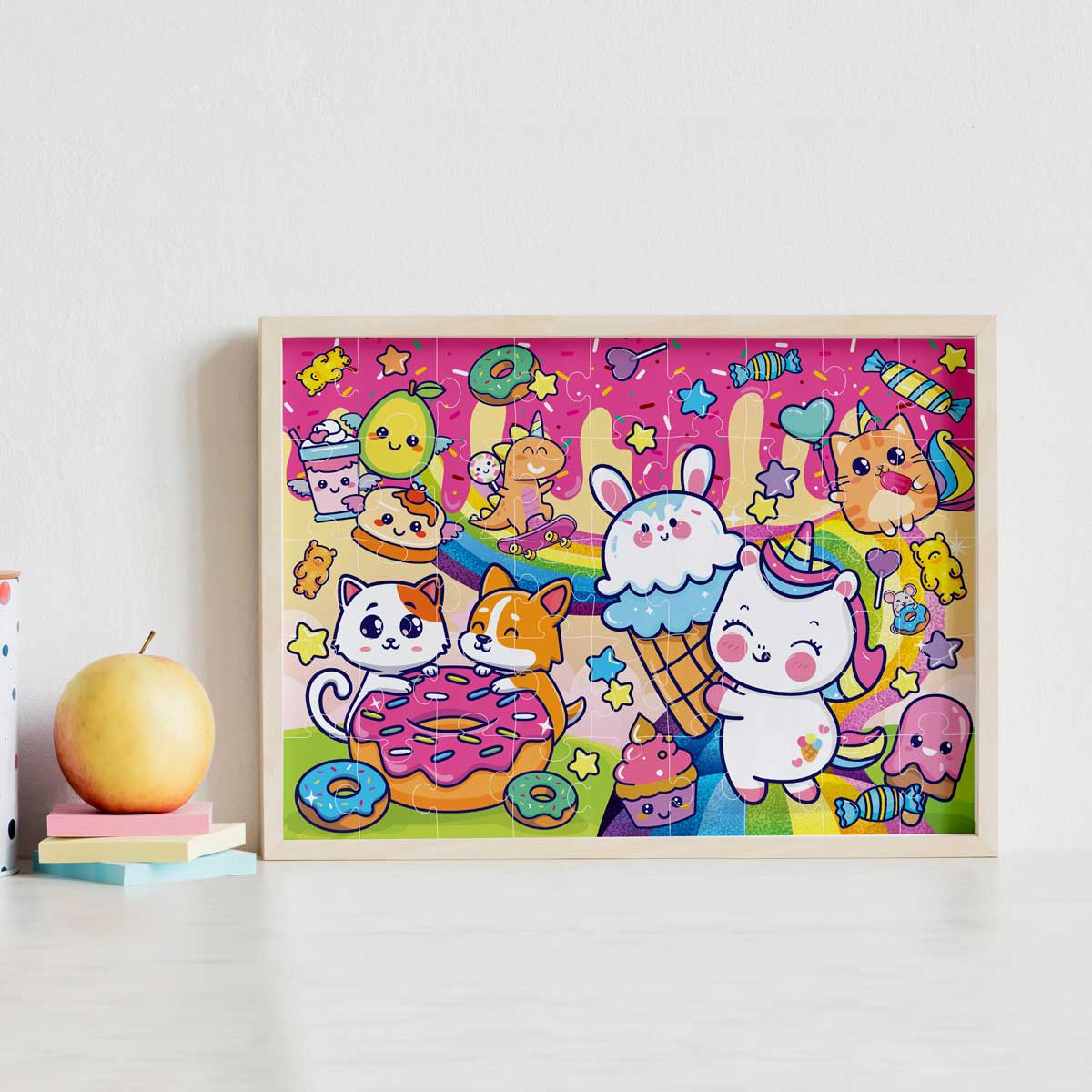 Junior Jigsaw Carry & Play Sweet Kawaii (45 pieces)