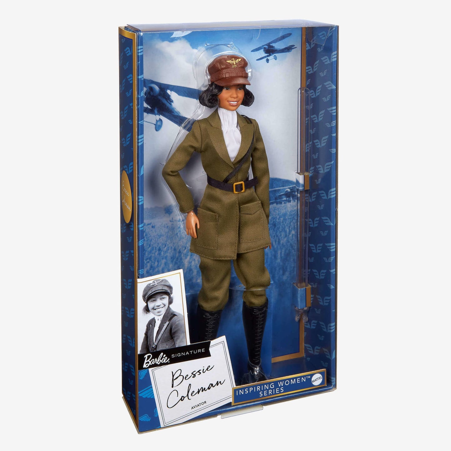 Barbie Inspiring Women Bessie Coleman Doll - Búp Bê Sưu Tầm Cao Cấp - Barbie Signature HJX37