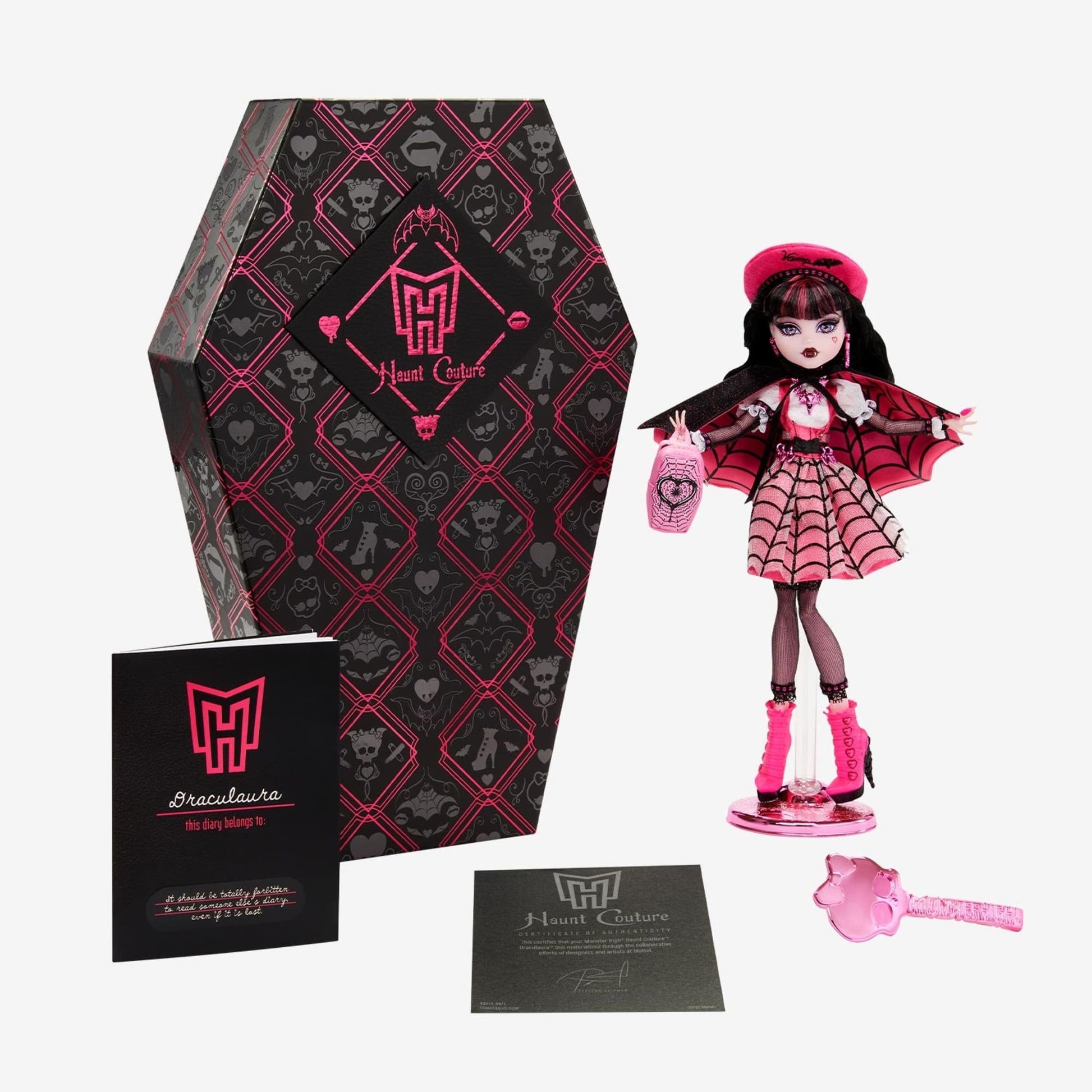 Monster High Haunt Couture Draculaura Doll - Búp Bê Sưu Tầm Cao Cấp Mattel HGK10 Mattel - ảnh 2 - Collectible Doll