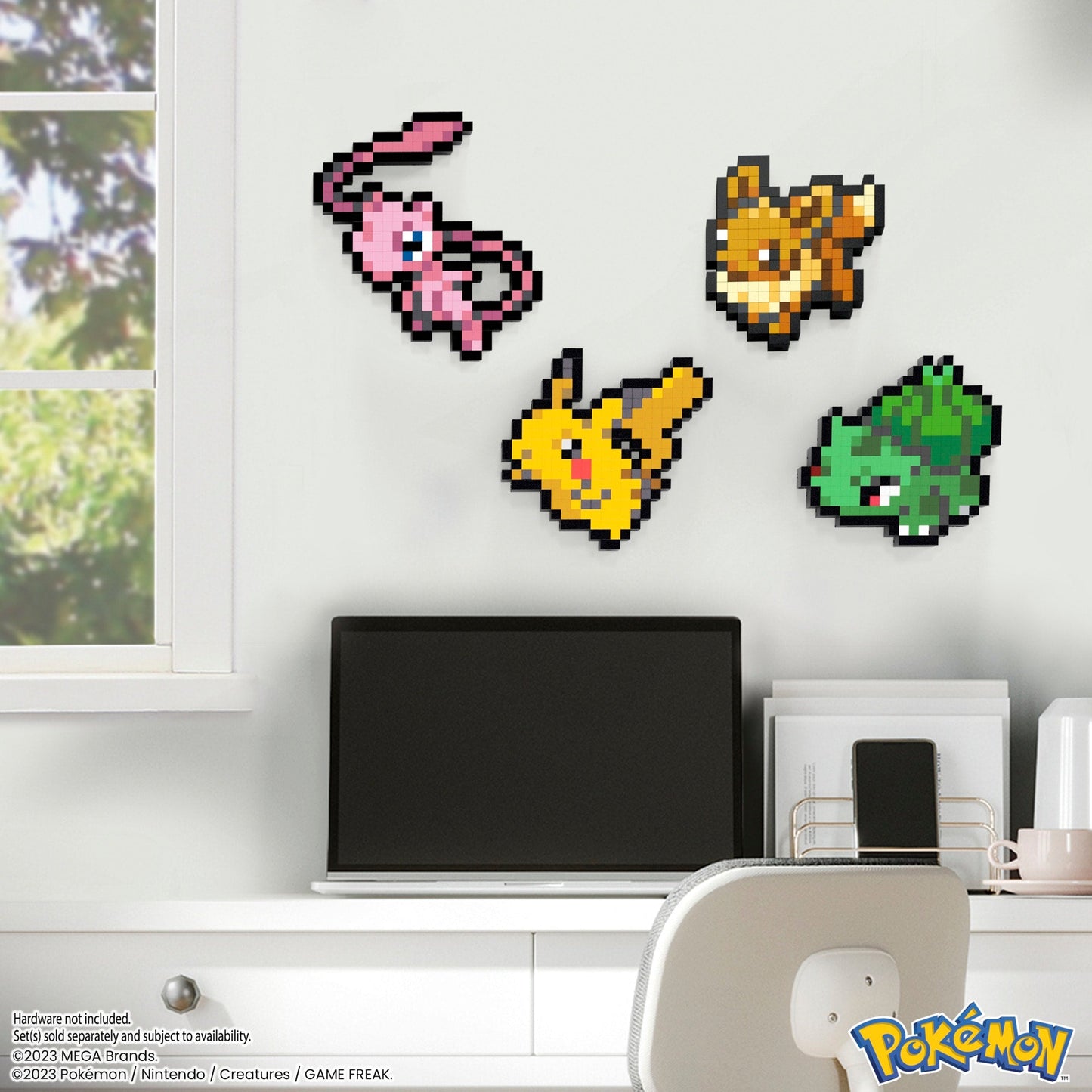MEGA Pokémon Mew Building Set - Bộ Đồ Chơi Lắp Ráp Mô Hình Pixel Art - MEGA HWR80