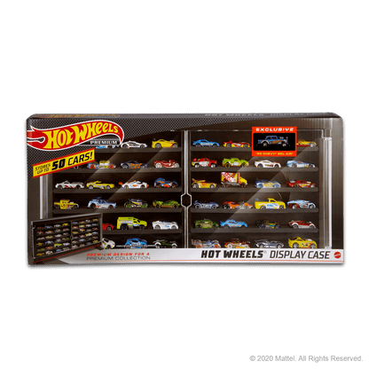 Hot Wheels Display Case - Kệ Trưng Bày 50 Xe Kèm Xe '55 Chevy Gasser - Mattel GND88 - Góc nhìn khác 3