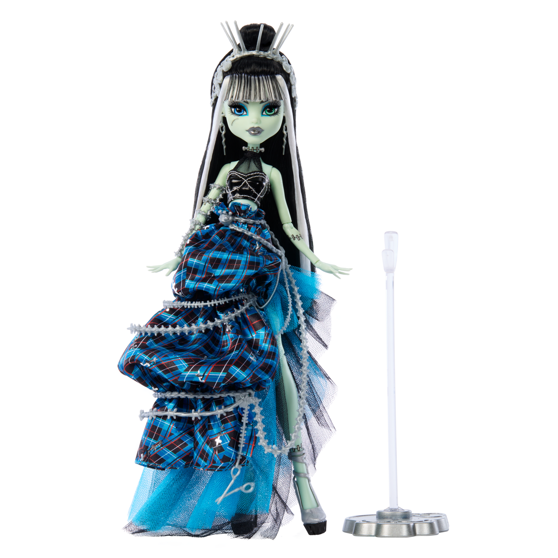 Monster High Stitched in Style Frankie Stein Doll - Búp Bê Thời Trang Sưu Tầm Cao Cấp Mattel HRL66 - Hình ảnh bổ sung 7