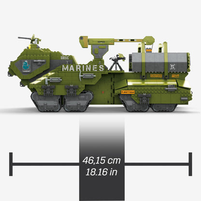 MEGA Halo UNSC Elephant Sandnest Building Kit - Bộ Lắp Ráp Xe Vận Tải Behemoth - MEGA