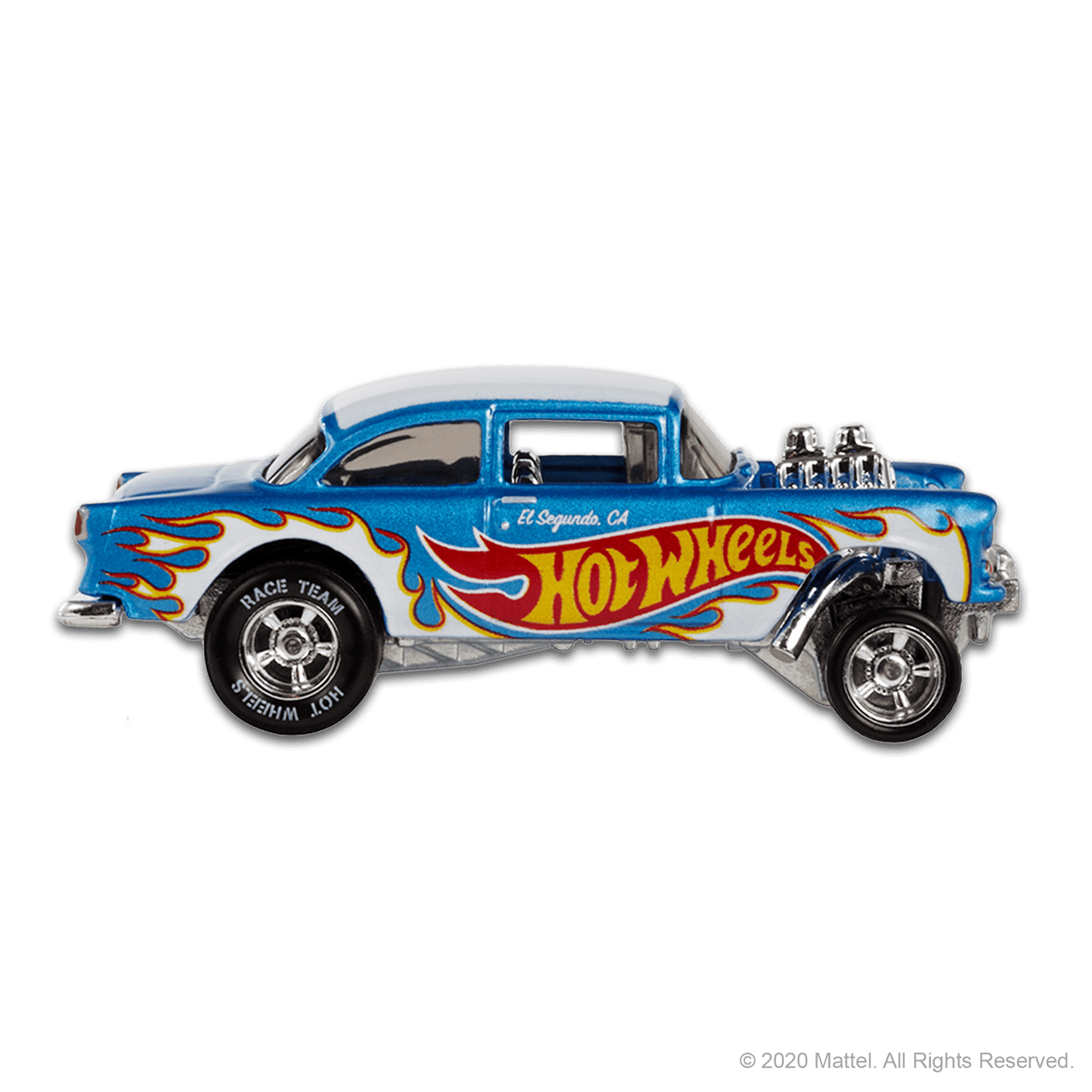 Hot Wheels Display Case - Kệ Trưng Bày 50 Xe Kèm Xe '55 Chevy Gasser - Mattel GND88