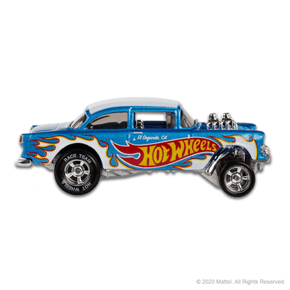 Hot Wheels Display Case - Kệ Trưng Bày 50 Xe Kèm Xe '55 Chevy Gasser - Mattel GND88