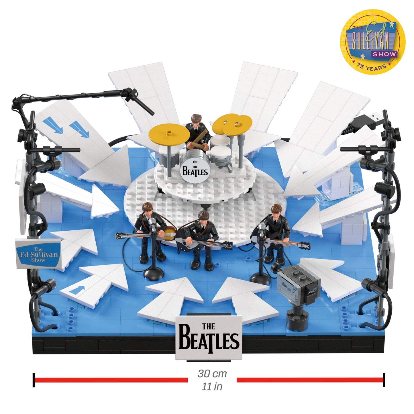MEGA Showcase The Beatles 'Ladies and Gentlemen, The Beatles!' Building Toy Kit - Bộ Đồ Chơi Lắp Ráp Mô Hình Sân Khấu Sưu Tầm - Mattel