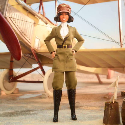Barbie Inspiring Women Bessie Coleman Doll - Búp Bê Sưu Tầm Cao Cấp - Barbie Signature HJX37 - Hình ảnh bổ sung 7