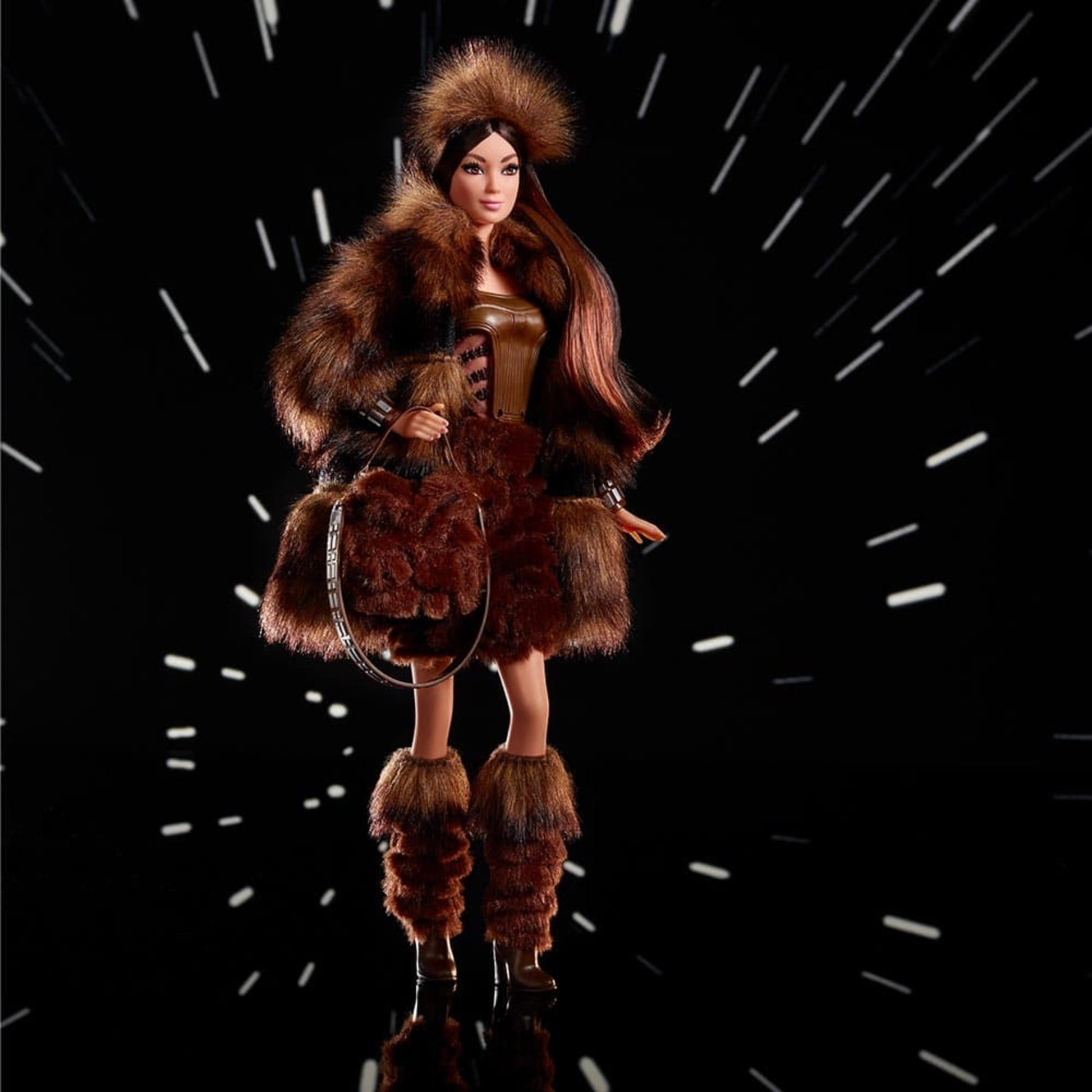 Star Wars Chewbacca x Barbie Doll - Búp Bê Sưu Tầm Cao Cấp Signature - Mattel GMM96 - Góc nhìn khác 3