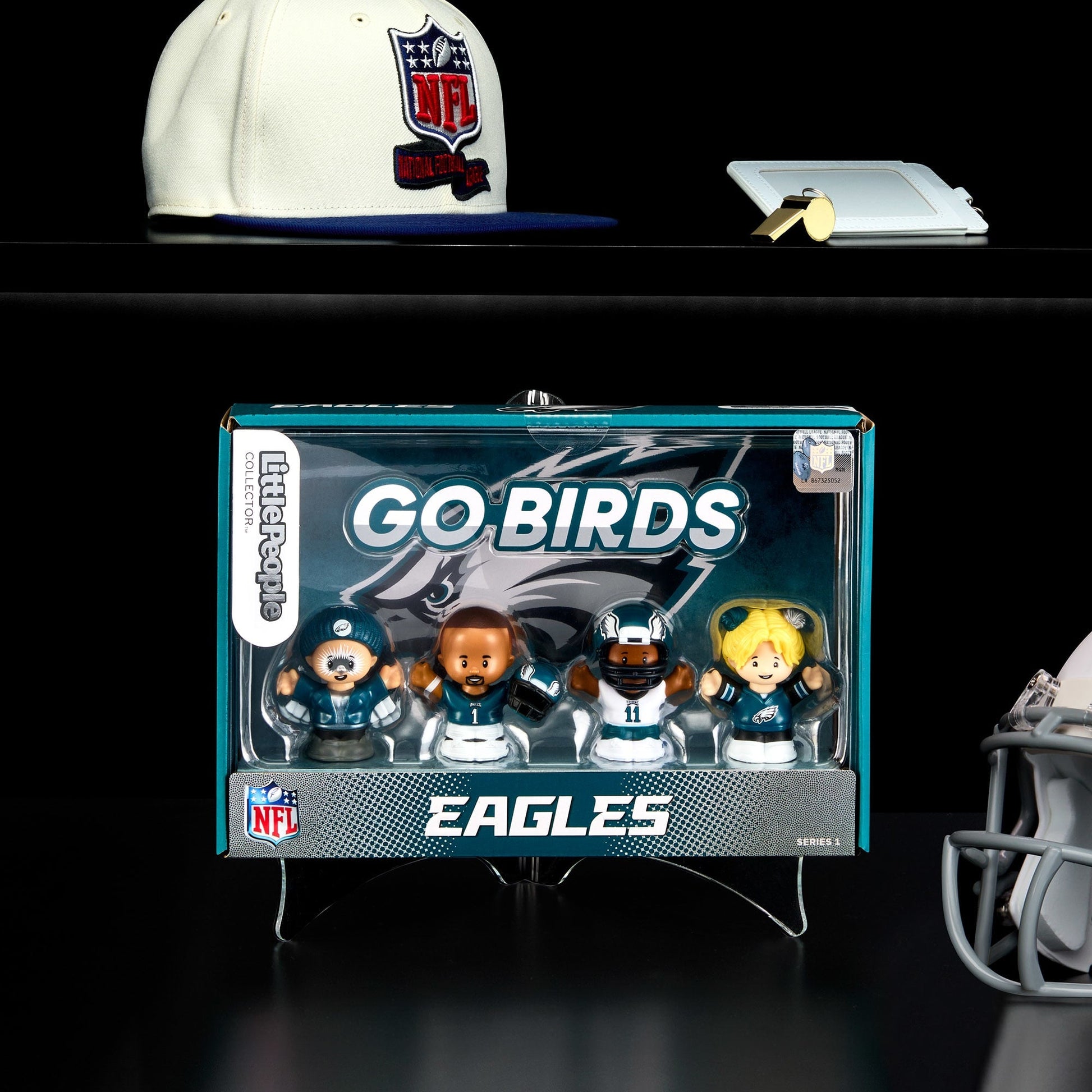 Little People Collector x NFL Philadelphia Eagles Set - Bộ Mô Hình Nhân Vật Philadelphia Eagles - Mattel - Hình ảnh sản phẩm