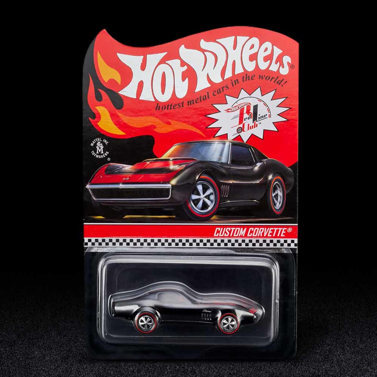 RLC Exclusive Custom Corvette Xe Mô Hình Tỉ Lệ 1:64 Hot Wheels HCK29 - Hình ảnh bổ sung 8