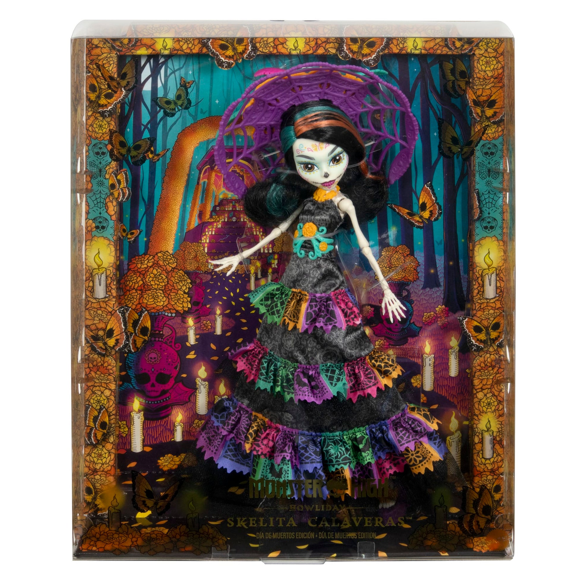 Monster High Skelita Calaveras Dia de Muertos 2024 Doll - Búp Bê Sưu Tầm Lễ Hội Người Chết - Mattel Creations - Hình ảnh bổ sung 6